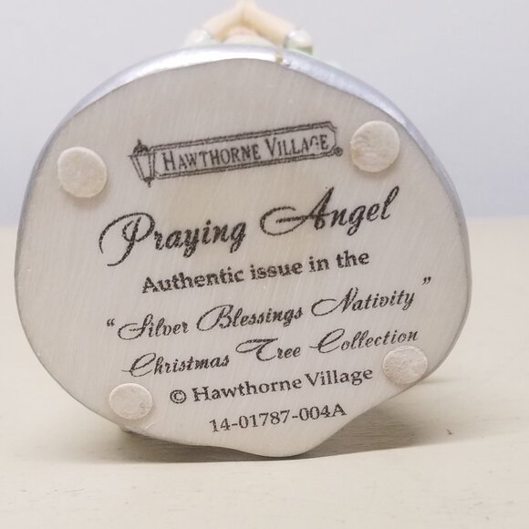 Silver Blessings Nativity Christmas Tree Collection Angel & King Caspar Figurine - Picture 7 of 15